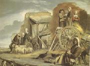 Louis Le Nain The Cart or the Return from Haymaking (mk05) oil painting artist